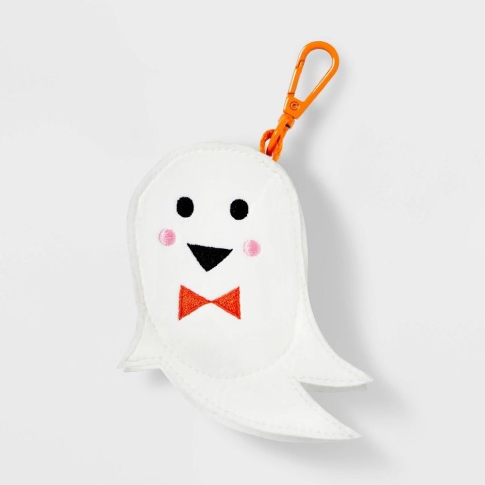 Halloween Ghost Dog Waste Bag Holder - nwt
